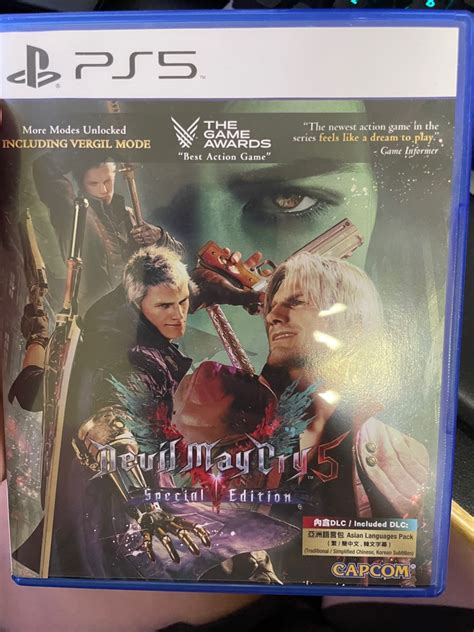Devil May Cry Special Edition Ps Video Gaming Video Games