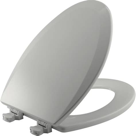 Church Lift Off Ice Grey Elongated Toilet Seat At