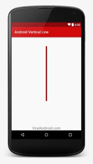 How To Create Vertical Line In Android Using Xml Android Increase