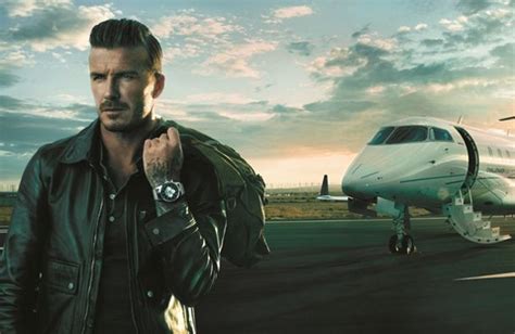 David Beckham Models For Breitling Hello