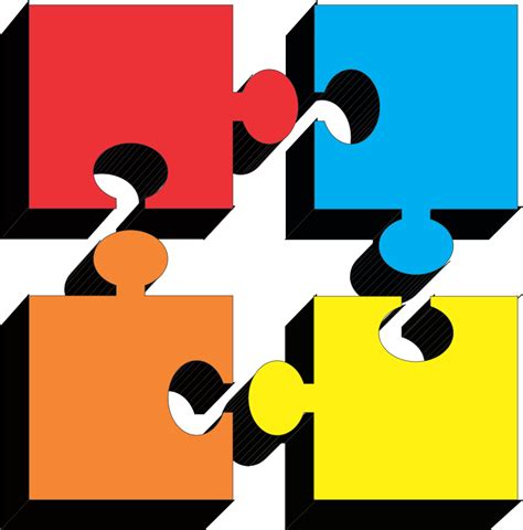 4 Jigsaw Puzzle Pieces Clipart Best