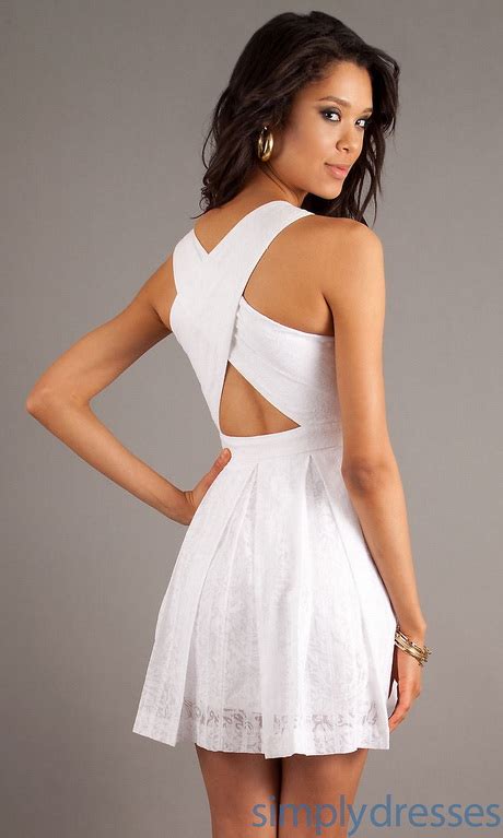 White Short Dress Natalie