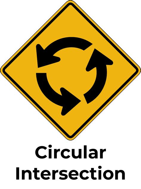 Circular Intersection Sign
