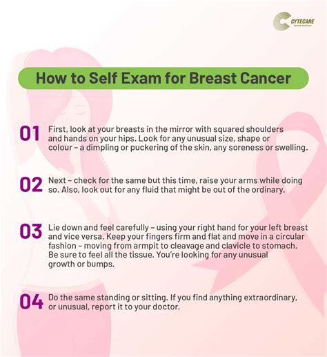Breast Self Exam How To Check For Breast Cancer At Home