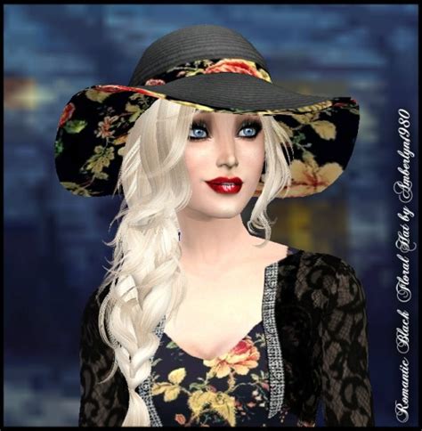 Romantic Dress With Lace Jacket And Hat At Amberlyn Designs Sims 4
