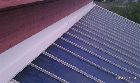 Standing Seam Roof With Pv Solar Laminate Panels Yelp