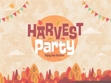 Autumn Harvest Party Church Powerpoint Clover Media