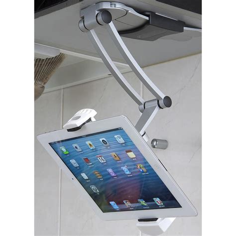When not in use, it would be flip or folded upward for a clean look. Cotytech UWS-4 iPad and Tablet 3-in-1 Mount and Desk Stand