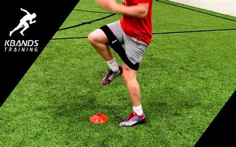 Agility Football Drill With Loop Resistance Bands Kbands Training