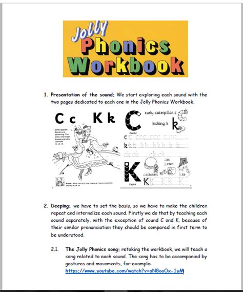 Learning English Step By Step Jolly Phonics Workbook