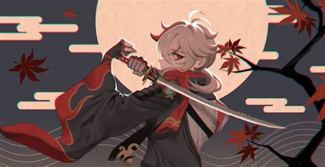 In total, the collection contains 34 иimages that you can install on the screen of a computer, phone or tablet. kazuha in 2021 | Character art, Anime, Favorite character