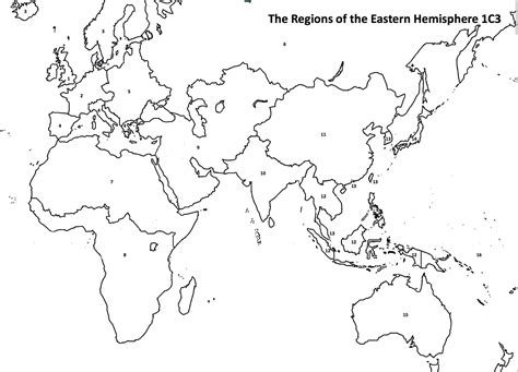 35 Eastern Hemisphere Map Blank Maps Database Source