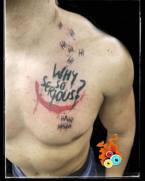 Why So Serious Joker Tattoo By Brucelhh On Deviantart Artofit