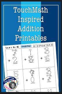 Worksheets are touchmath kindergarten, , math touch points, touchmath second grade, to. TouchMath Inspired Printables - Supplement worksheets ...