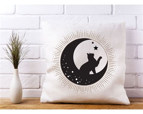 Cat Pillowcase Cat Design Pillow Etsy