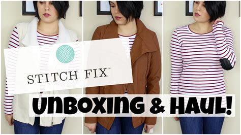 stitch fix unboxing and haul try on february youtube