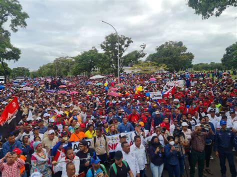 Hipólito Abreu On Twitter 10ene Contundente Movilización De La Clase Trabajadora De Guayana
