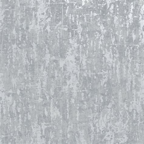 Holden Loft Texture Industrial Concrete Wallpaper Metallic Grey Silver