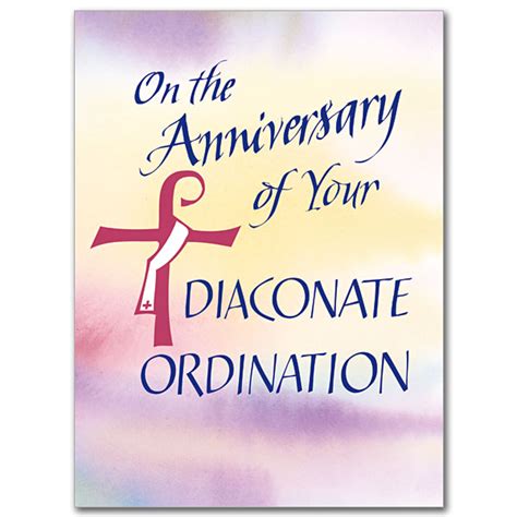On The Anniversary Of Your Diaconate Ordination Deacon Ordination