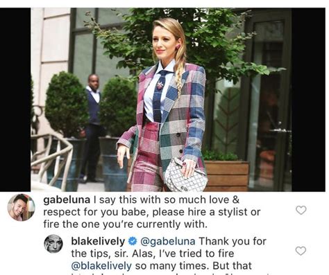 Blake Lively Slays An Instagram Fashion Critic With A Classic Retort