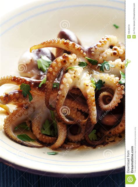 Lee rayner explains a great way to get the most of your squid/calamari when cleaning your catch. Calamari stock photo. Image of dish, closeup, grilled ...