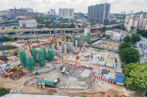 Kuchai lama mrt station construction site. Jalan Kuchai Lama (Kuchai Lama) - MRT Corp