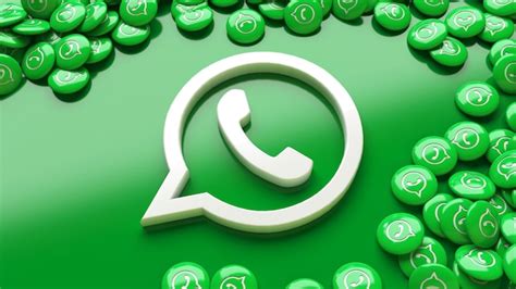Premium Photo 3d Whatsapp Logo Over Green Background Surrounded By A