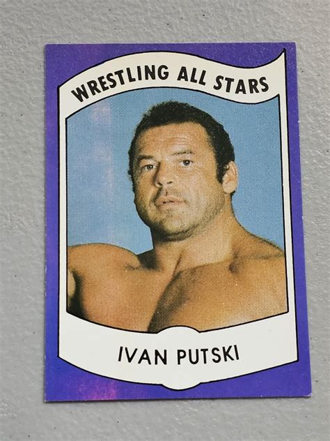 Ivan Putski Wrestling All Stars 1982 Series A 28 Card Ebay