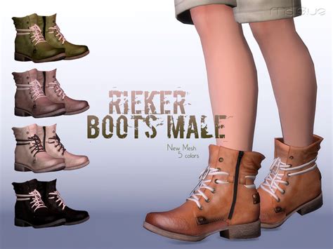 The Sims Resource Rieker Boots Male
