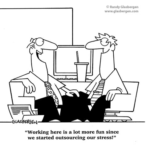 Outsourcing Global Economy Glasbergen Cartoon Service