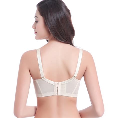 Hot Fashion Lady Womens Padded Bra Underwire Deep V Sexy Embroidered Side Support Push Up Bra