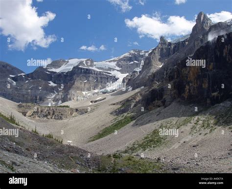 Stanley Glacier Kootenay National Park Canada Stock Photo Alamy