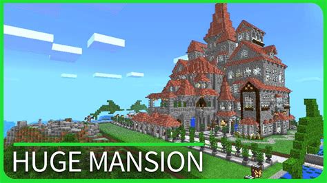 Minecraft Pe Maps Huge Mansion Tour With Download Ios And Android 517