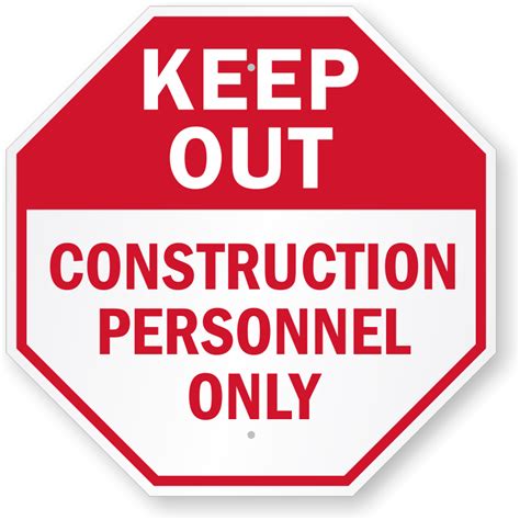 Construction Entrance Signs Construction Site Entrance Signs