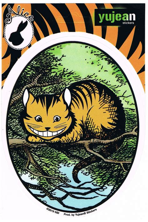 Mikio Alice In Wonderland Cheshire Cat Sticker