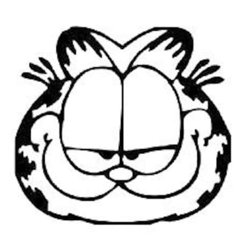 Diy Garfield The Cat Vinyl Decal Cartoon Garfield Lover Car Etsy