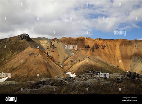 Landmannalaugar Rhyolite Mountains Iceland Stock Photo Alamy
