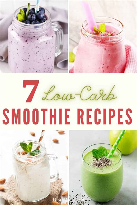 7 Low Carb Smoothie Recipes Keto Smoothies Dear Mica