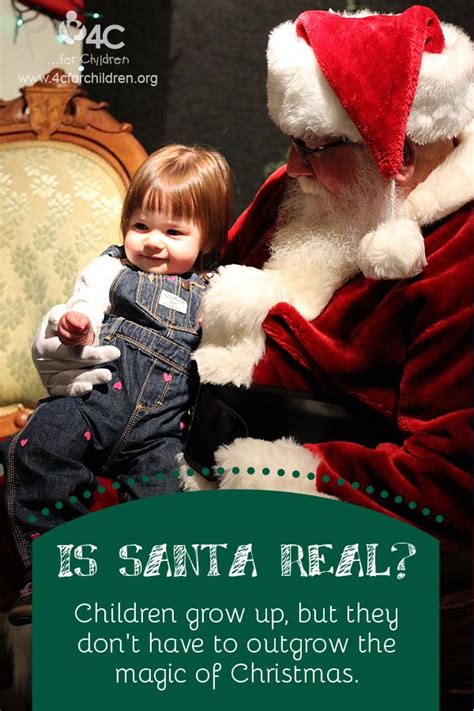 Is Santa Real Blink And Theyre Grown Santa Real Early Childhood