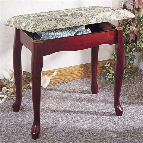 Shop at ebay.com and enjoy fast & free shipping on many items! Foot Stools Cherry Finish Upholstered Vanity Stool Bench ...