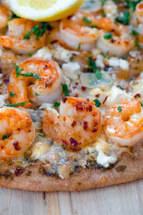 Shrimp Scampi Pizza Recipe We Are Not Martha