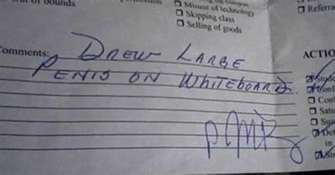 the 33 funniest detention slips ever issued