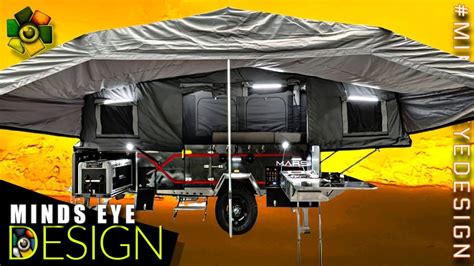 NEW SPACE X AIR POP UP CAMPER TRAILER SELF INFLATES YouTube