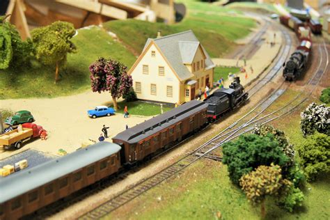 Download Model Train Toy Railroad Minature Trains Tracks Wallpaper By