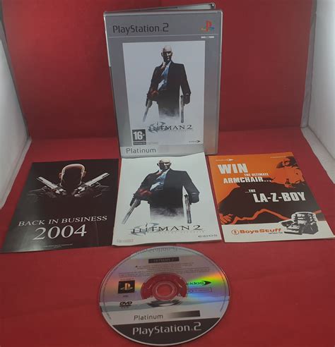 Hitman 2 Silent Assassin Platinum Sony Playstation 2 Ps2 Game Bundle