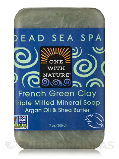 Grass, mint, nettle, artichokes, many flowering plants all produce a green dye bath. French Green Clay - Triple Milled Mineral Soap Bar with ...