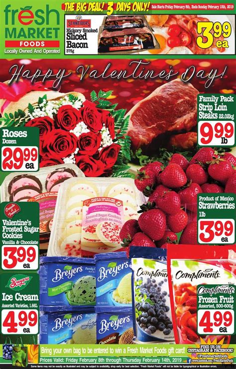 If it's not urgent, feel free to write us a message. Fresh Market Foods Flyer February 8 to 14 Canada