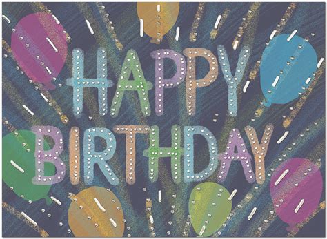 Chalk Birthday Card Business Birthday Cards Posty Cards