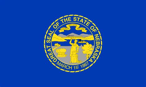 Nebraska State Flag 3d Rendering Of A Nebraska State Flag Canstock