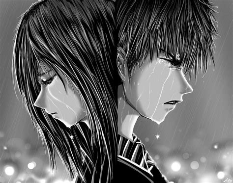 Sad Anime Couple Crying Drawing Wallpapers Top Free Sad Anime Couple